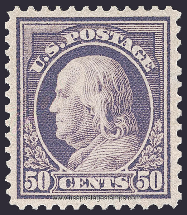 US 1912 Benjamin Franklin (1706-1790) 50c. Scott. 422