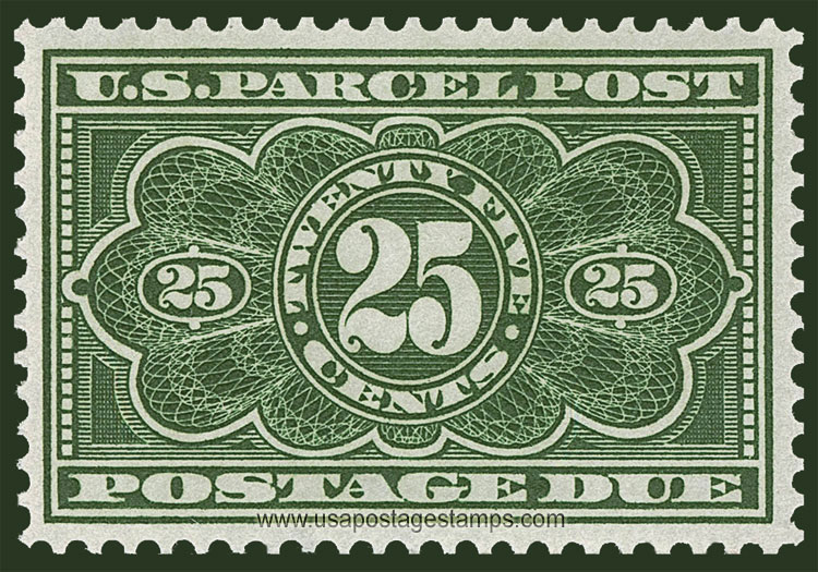 US 1912 Parcel Post Postage Due 25c. Scott. JQ5