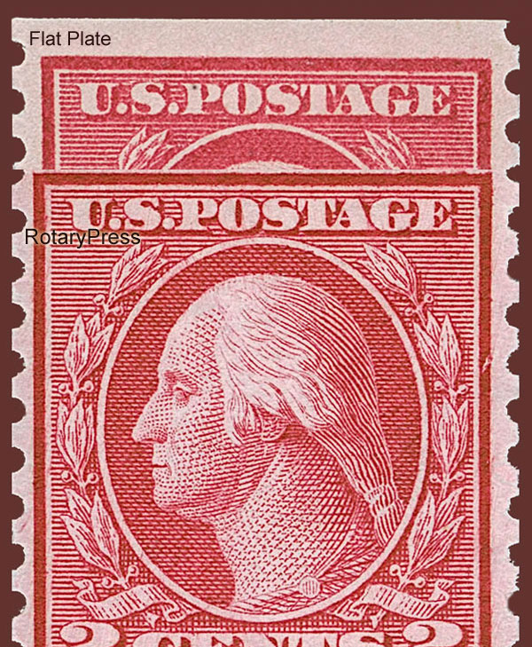 Difference between Flat Press and Rotary Press stamps