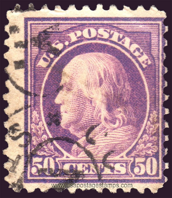 US 1914 Benjamin Franklin (1706-1790) 50c. Michel PR199A