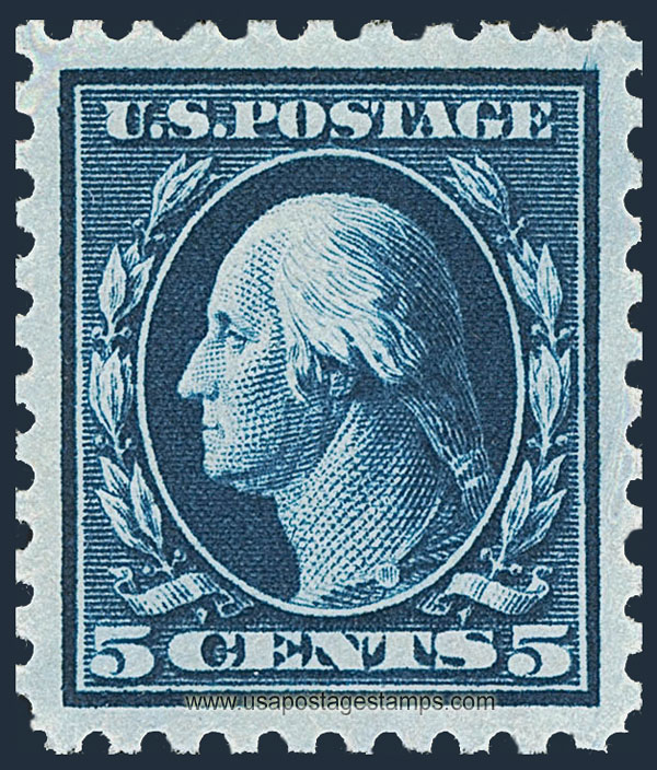 US 1914 George Washington (1732-1799) 5c. Scott. 428