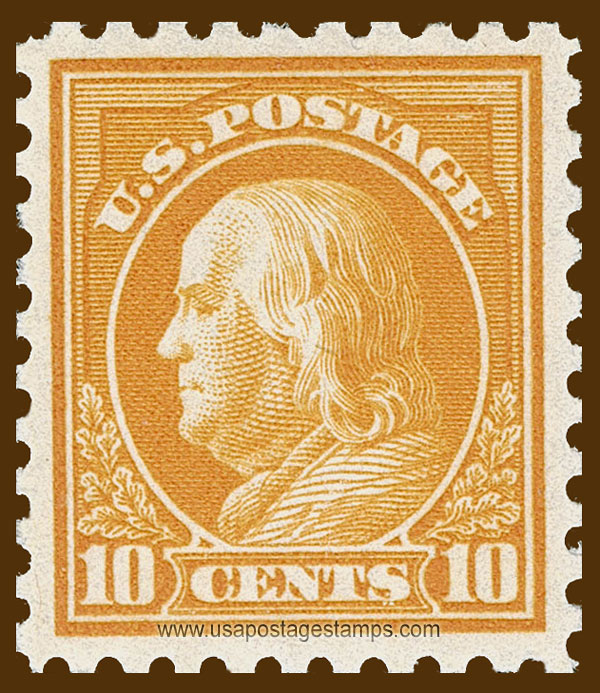 US 1914 Benjamin Franklin (1706-1790) 10c. Scott. 433