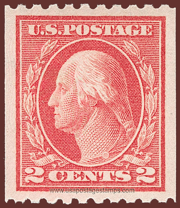 US 1914 George Washington (1732-1799) Coil 2c. Scott. 442