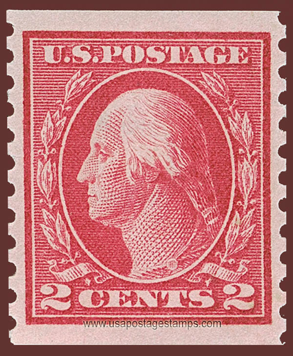 US 1914 George Washington (1732-1799) Coil 2c. Scott. 444