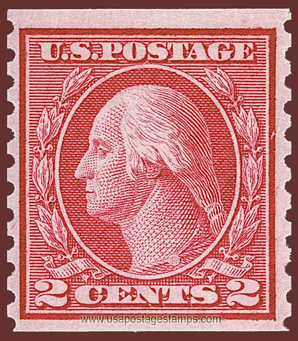 US 1914 George Washington (1732-1799) Coil 2c. Scott. 453