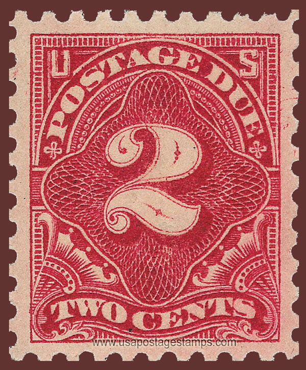 US 1914 Postage Due Stamp 2c. Scott. J53