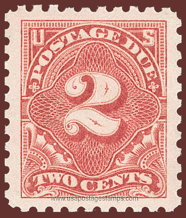 US 1914 Postage Due Stamp 2c. Scott. J53a