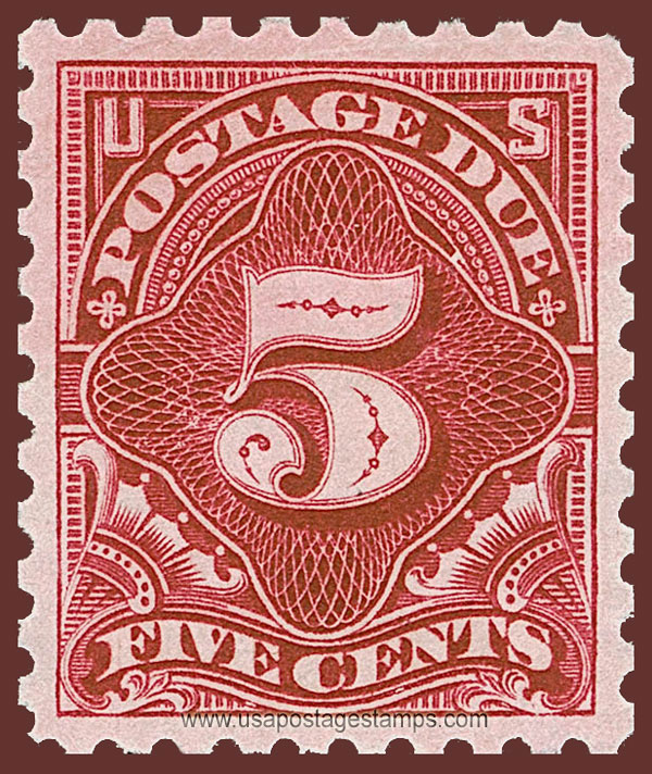 US 1914 Postage Due Stamp 5c. Scott. J55a