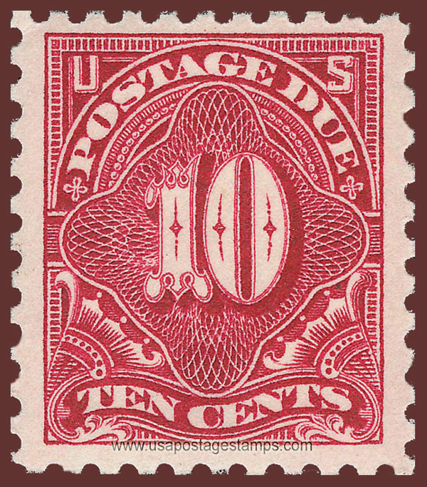 US 1914 Postage Due Stamp 10c. Scott. J56