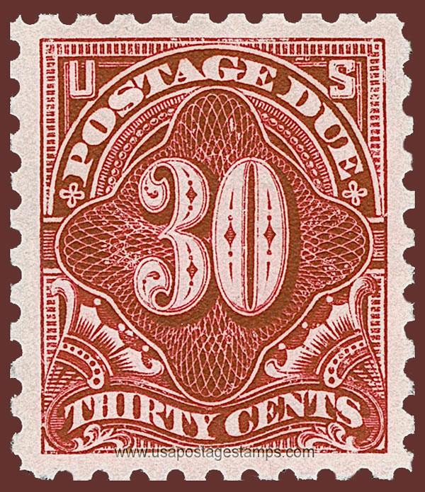 US 1914 Postage Due Stamp 30c. Scott. J57