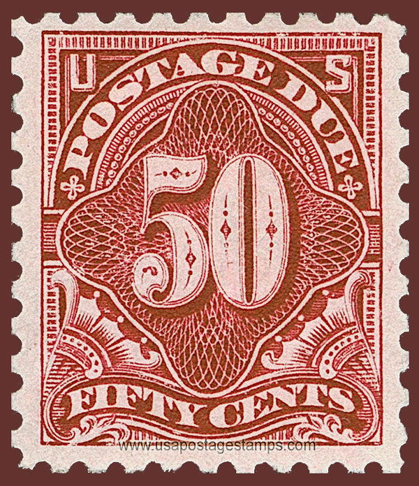 US 1914 Postage Due Stamp 50c. Scott. J58