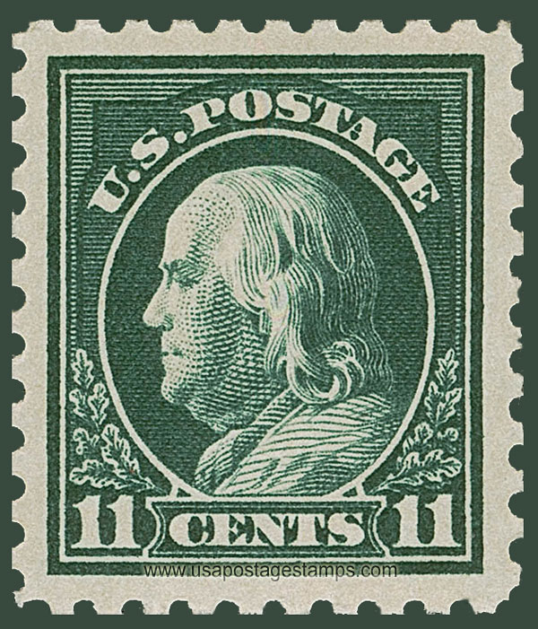 US 1915 Benjamin Franklin (1706-1790) 11c. Scott. 434