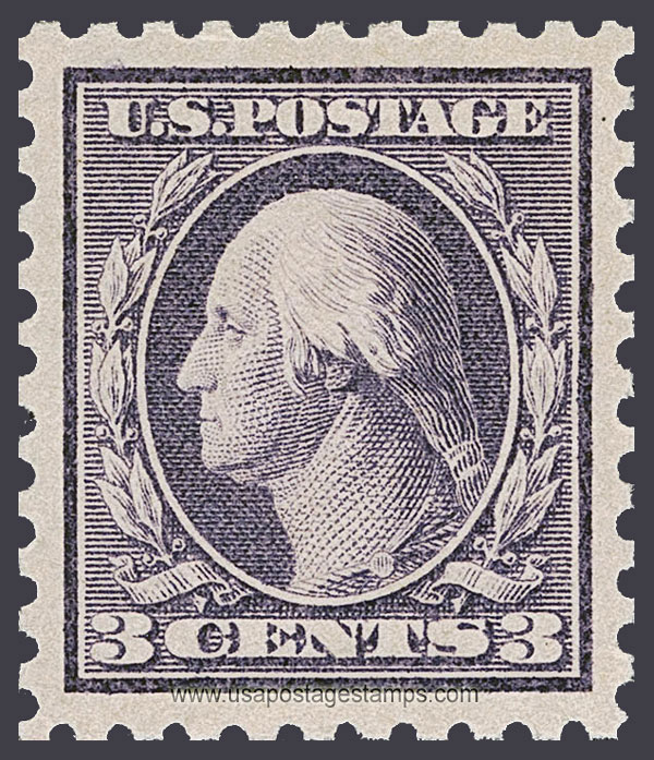 US 1916 George Washington (1732-1799) 3c. Scott. 464