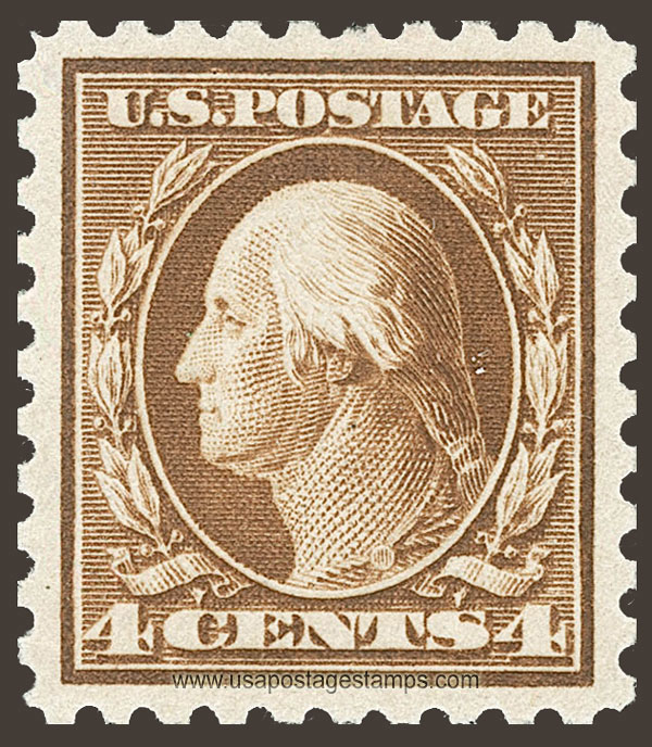 US 1916 George Washington (1732-1799) 4c. Scott. 465