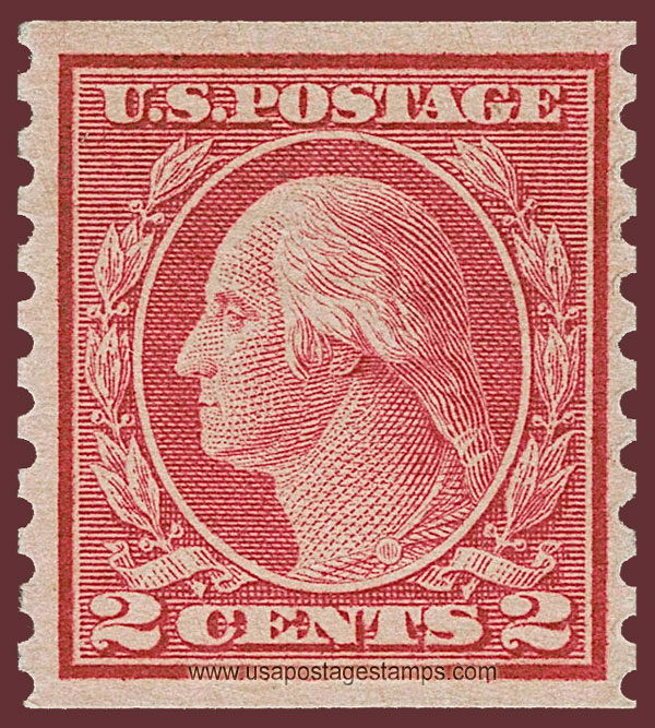 US 1916 George Washington (1732-1799) Coil 2c. Scott. 491