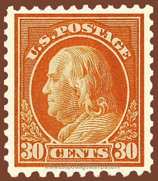 US 1917 Benjamin Franklin (1706-1790) 30c. Michel 238T