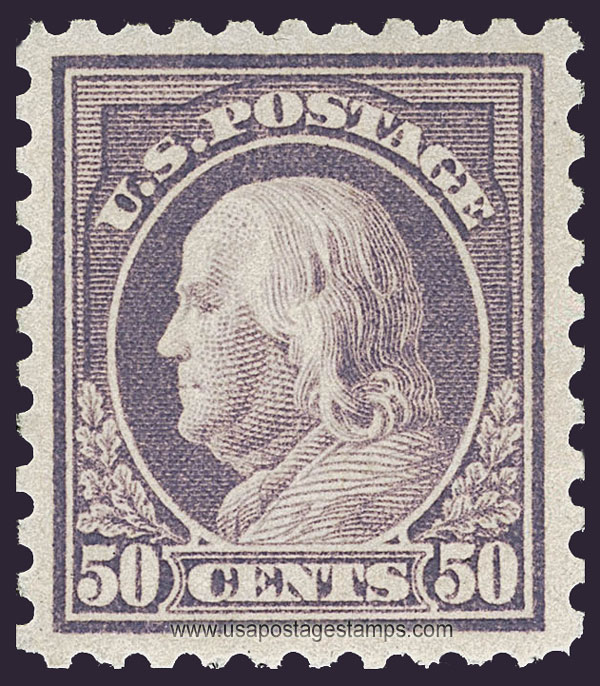 US 1917 Benjamin Franklin (1706-1790) 50c. Scott. 477