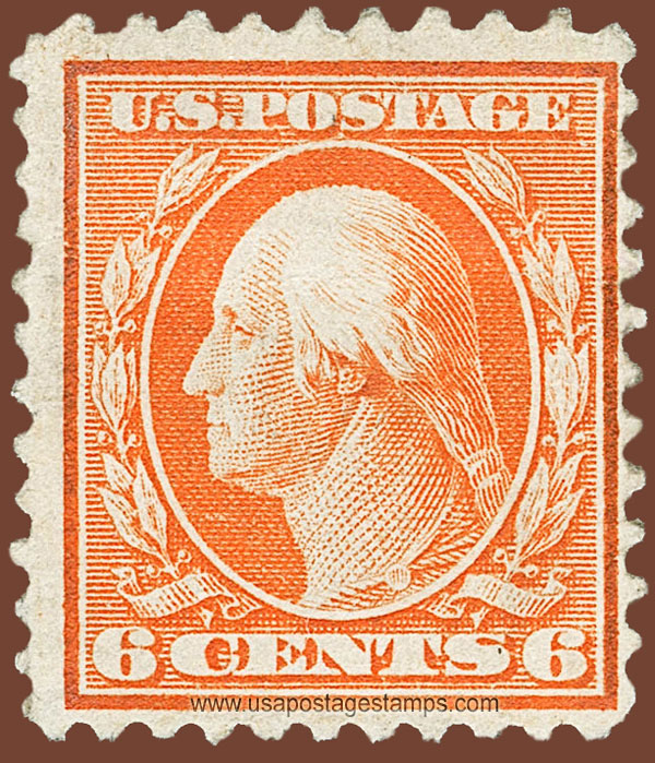 US 1917 George Washington (1732-1799) 6c. Scott. 506a