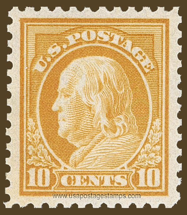 US 1917 Benjamin Franklin (1706-1790) 10c. Scott. 510