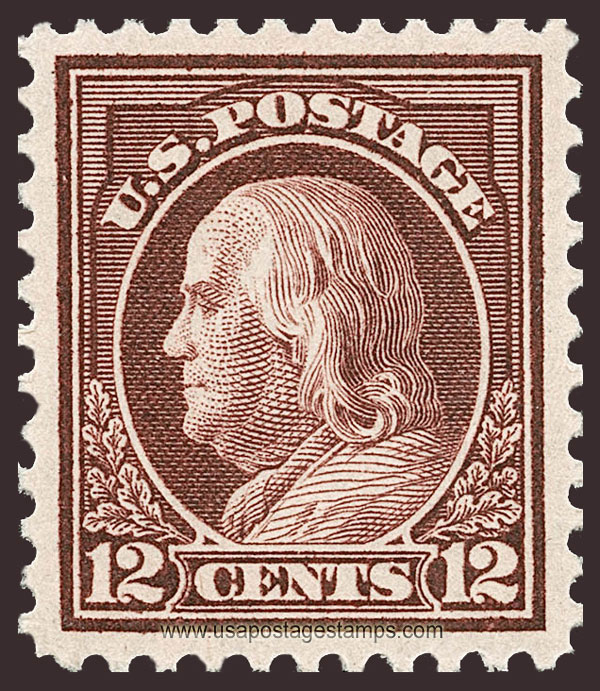 US 1917 Benjamin Franklin (1706-1790) 12c. Scott. 512