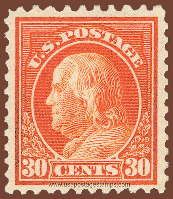 US 1917 Benjamin Franklin (1706-1790) 30c. Scott. 516a