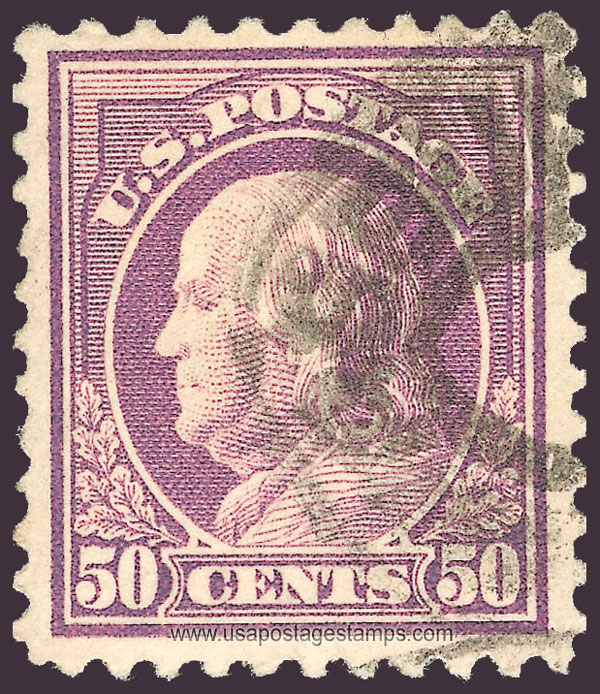 US 1917 Benjamin Franklin (1706-1790) 50c. Scott. 517c