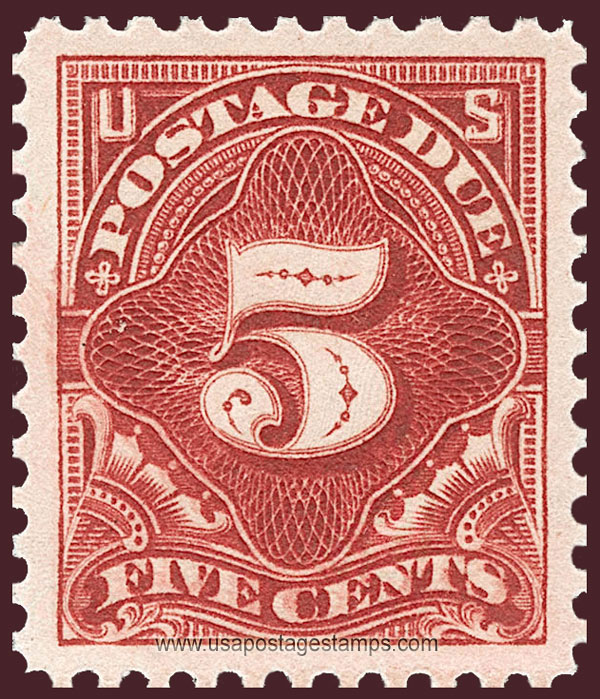 US 1917 Postage Due Stamp 5c. Scott. J64