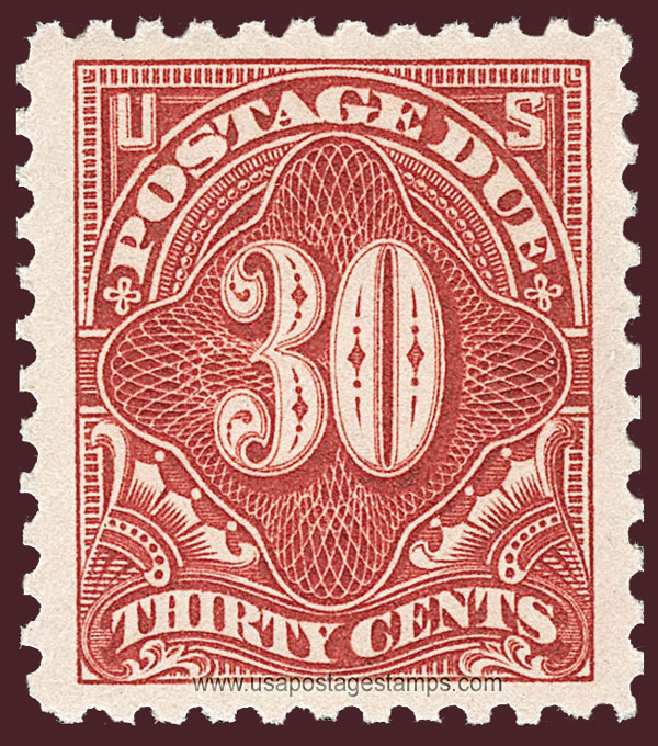 US 1917 Postage Due Stamp 30c. Scott. J66