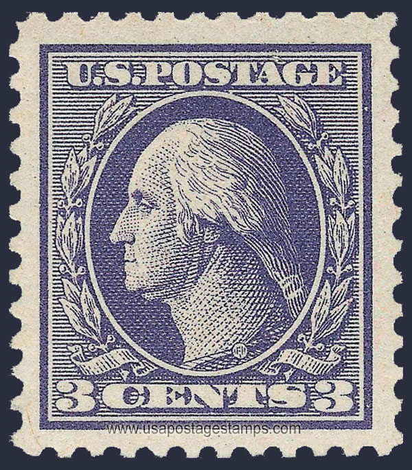 US 1918 George Washington (1732-1799) 3c. Scott. 529