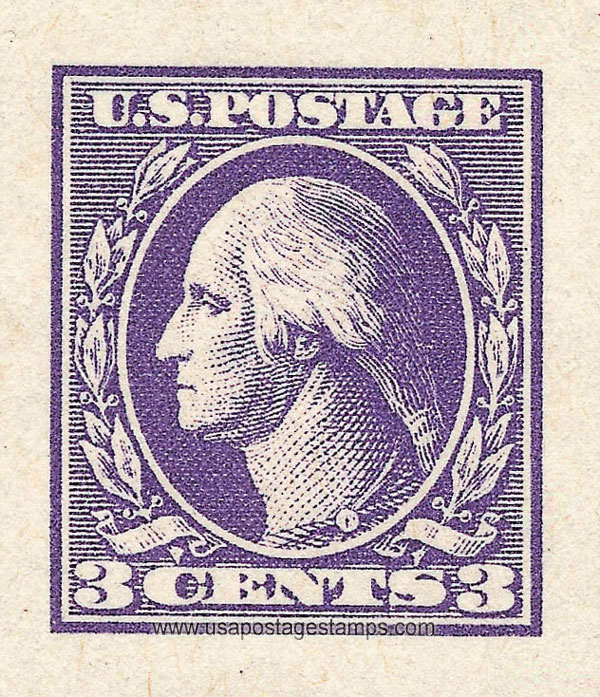 US 1918 George Washington (1732-1799) Imperf. 3c. Scott. 535