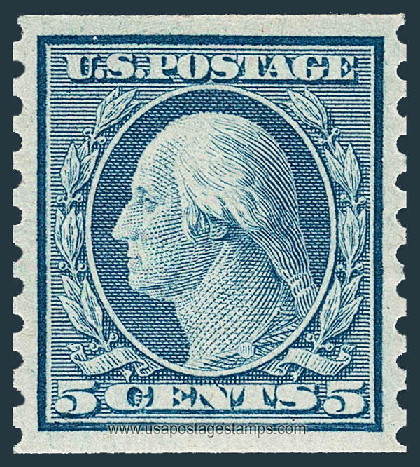 US 1919 George Washington (1732-1799) Coil 5c. Scott. 496