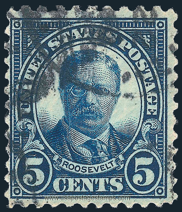 US 1922 Theodore Roosevelt (1858-1919) 5c. Scott. 557c