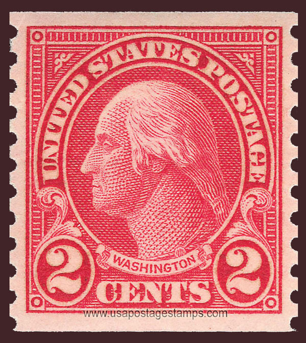 US 1923 George Washington (1732-1799) Coil 2c. Scott. 599