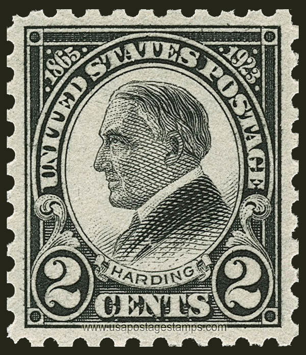 US 1923 Warren G. Harding (1865-1923) 2c. Scott. 612