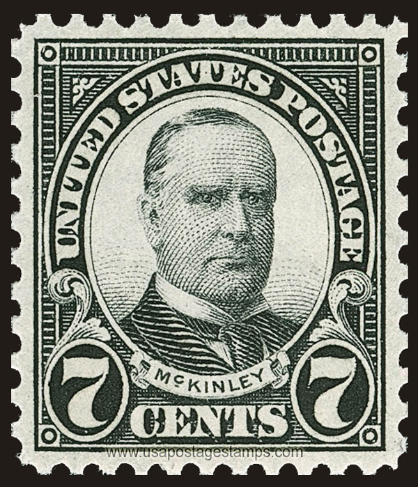 US 1927 William McKinley (1843-1901) 7c. Scott. 639