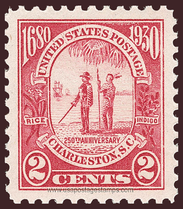 US 1930 Carolina-Charleston Issue 2c. Scott. 683
