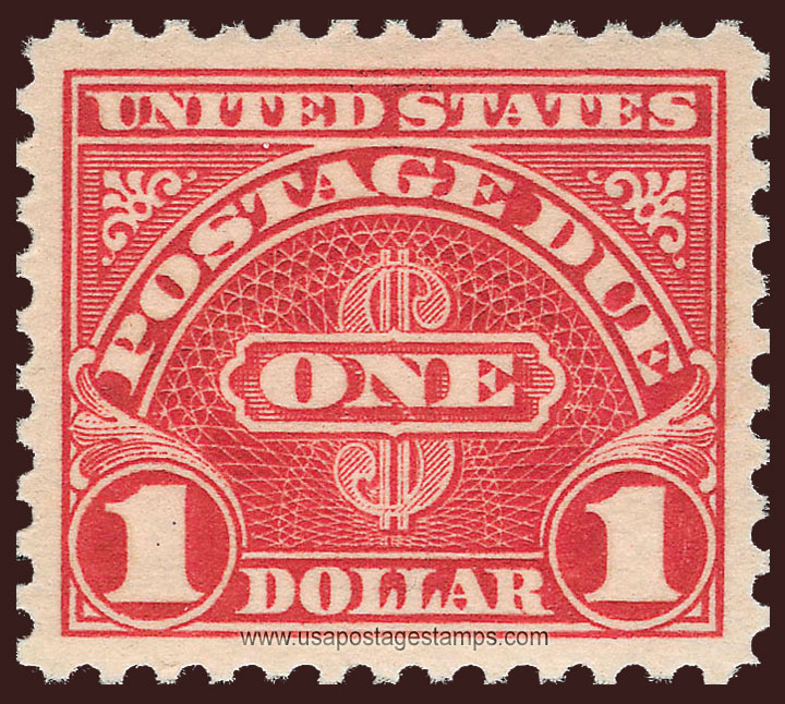 US 1930 Postage Due Stamp $1 Scott. J77
