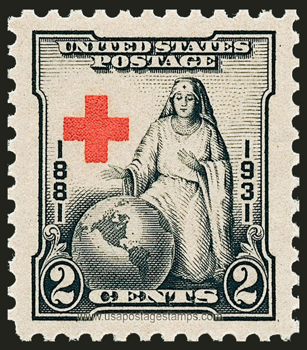 US 1931 Red Cross Centenary 'The Greatest Mother' 2c. Scott. 702