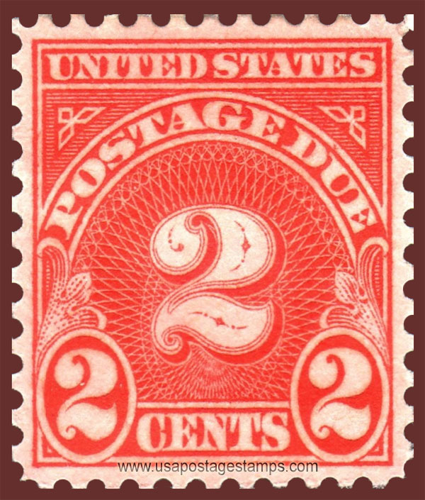 US 1931 Postage Due Stamp 2c. Scott. J81