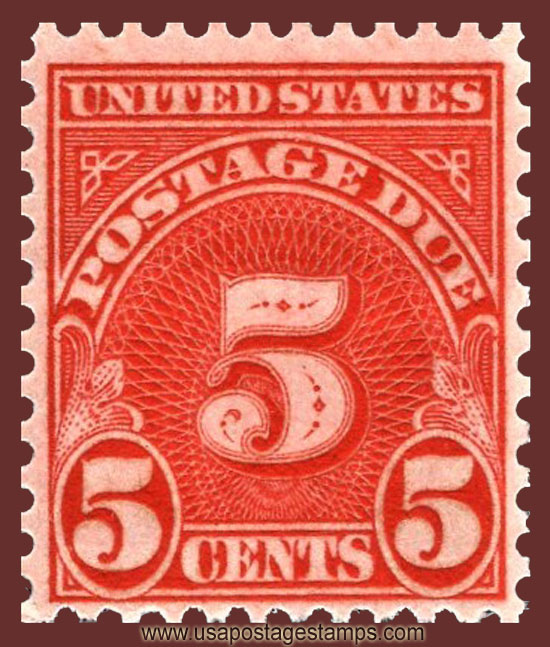 US 1931 Postage Due Stamp 5c. Scott. J83