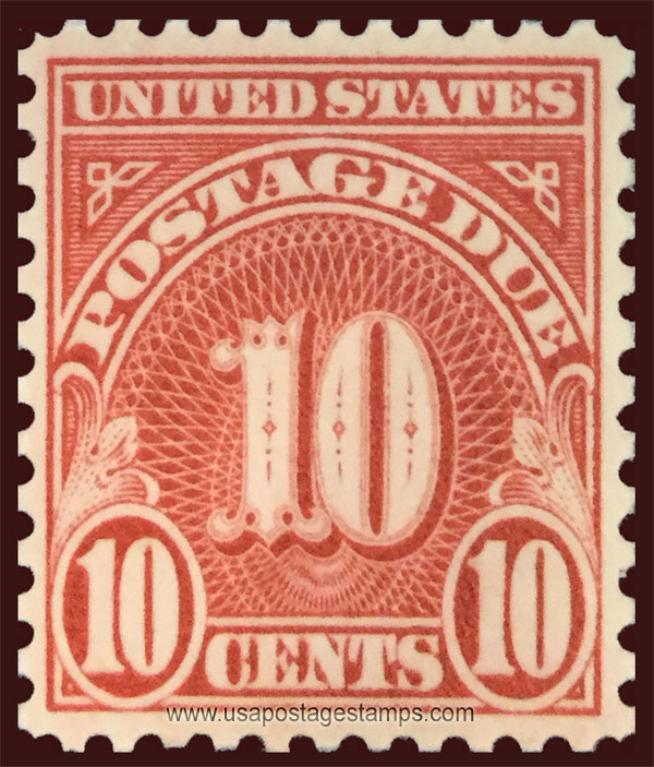 US 1931 Postage Due Stamp 10c. Scott. J84