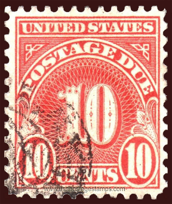US 1931 Postage Due Stamp 10c. Scott. J84a