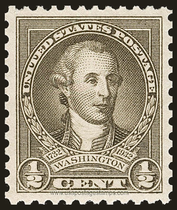 US 1932 George Washington (1732-1799) ½c. Scott. 704