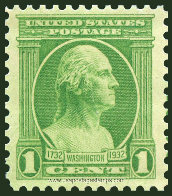 US 1932 George Washington (1732-1799) 1c. Scott. 705