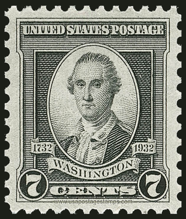 US 1932 George Washington (1732-1799) 7c. Scott. 712