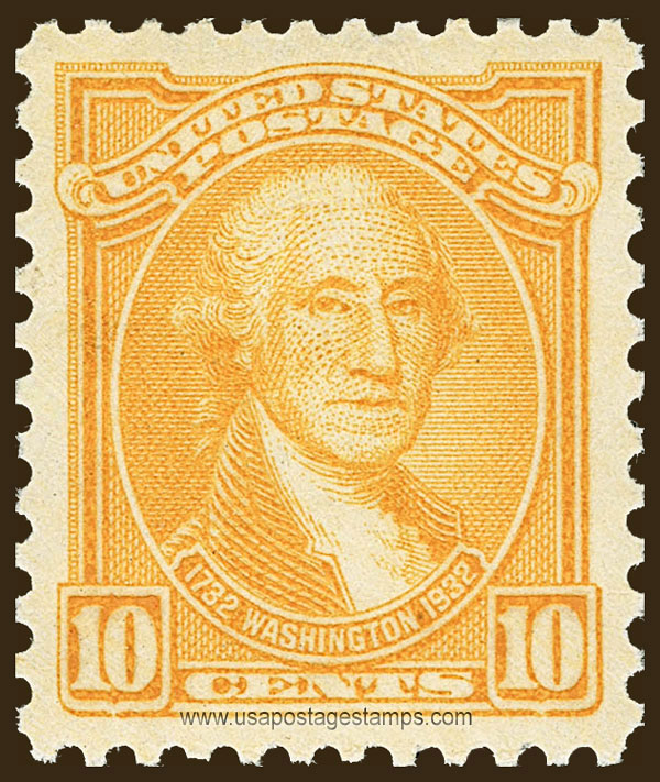 US 1932 George Washington (1732-1799) 10c. Scott. 715