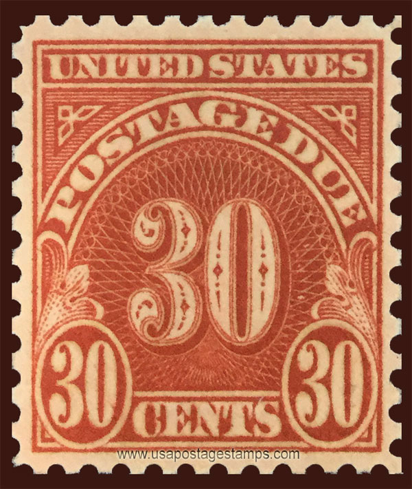 US 1932 Postage Due Stamp 30c. Scott. J85