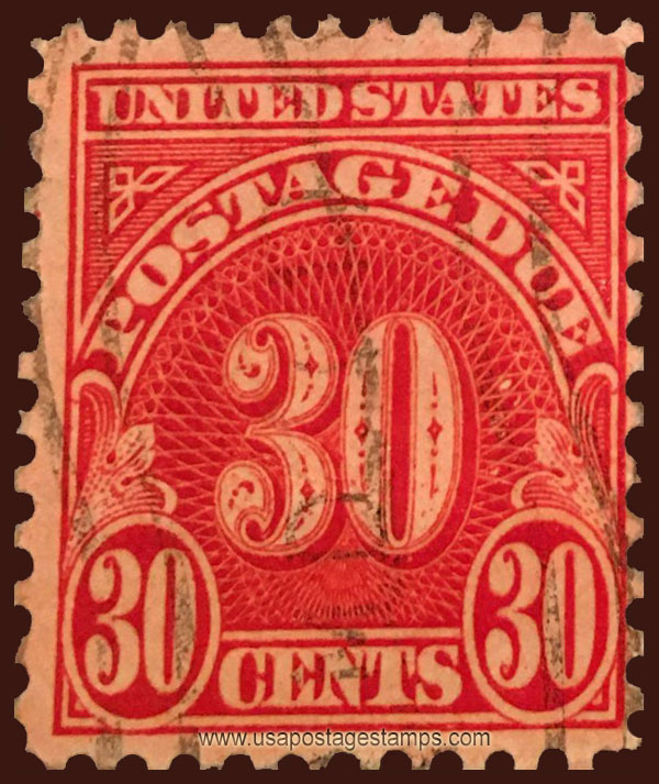 US 1932 Postage Due Stamp 30c. Scott. J85a
