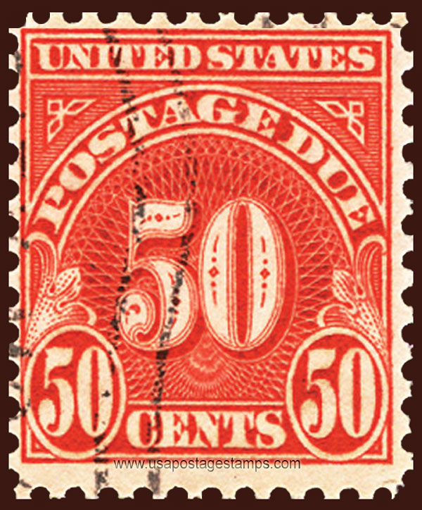 US 1932 Postage Due Stamp 50c. Scott. J86a