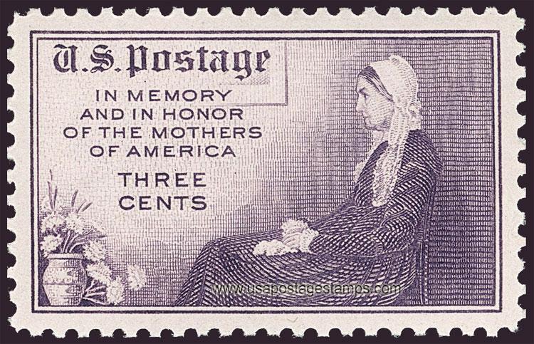 US 1934 Mothers of America Issue 3c. Scott. 738